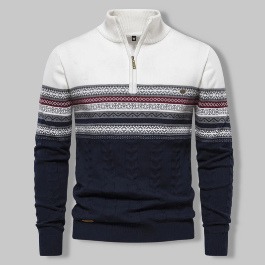 Alpine Fair Quarter-Zip Sweater