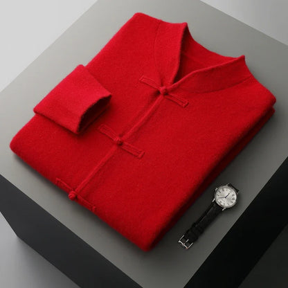 Mandarin Knit Cardigan