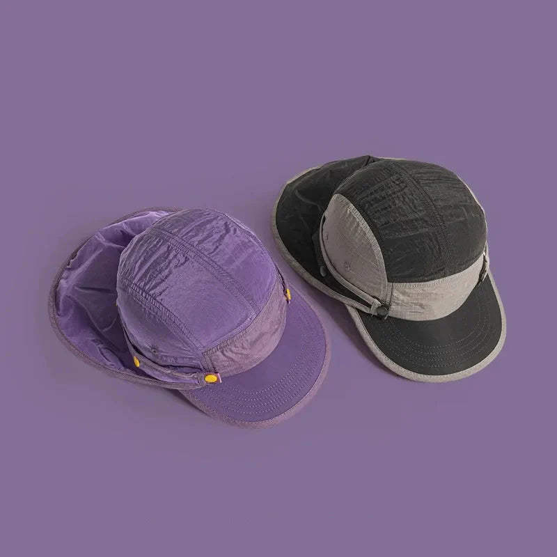 Amethyst Detachable Neck-Flap Cap