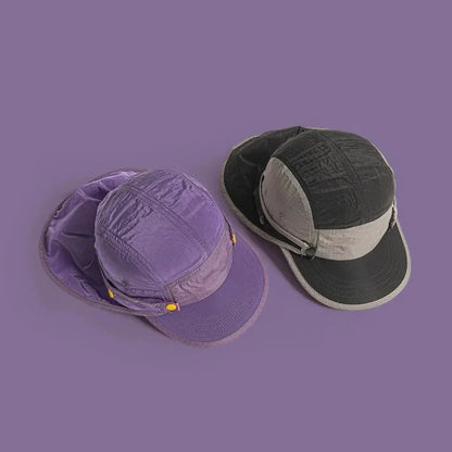 Amethyst Detachable Neck-Flap Cap