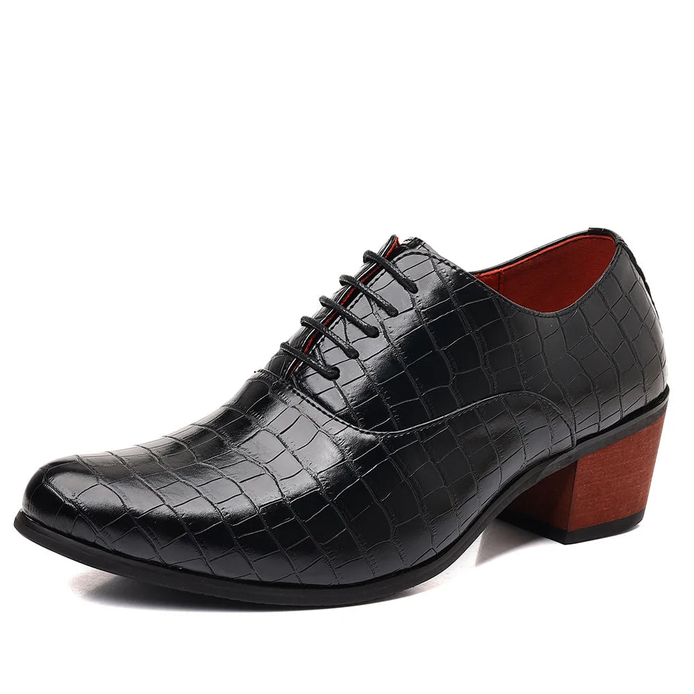 Delacroix Croc-Grain Shoes