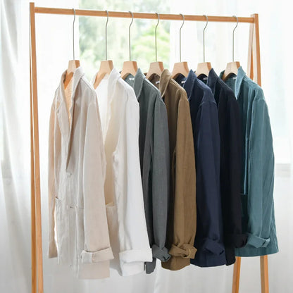 Hampton Dusk Linen Blazer