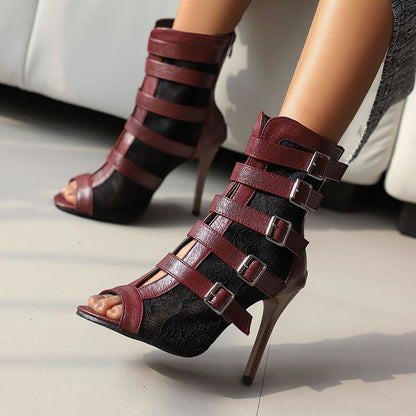 Aria Multi-Buckle Evening Boots