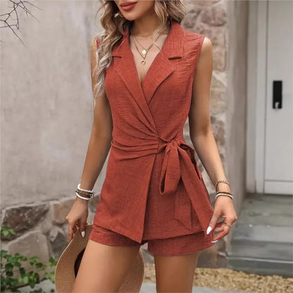 Villa Rosa Wrap Vest Set