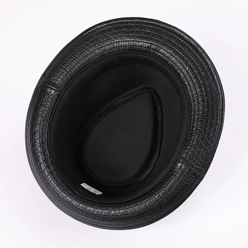 Heritage Leather Trilby Hat