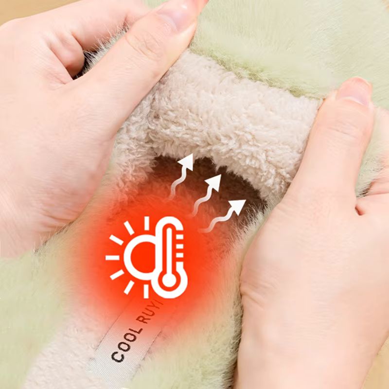 Nordic Spa Faux Fur Slide