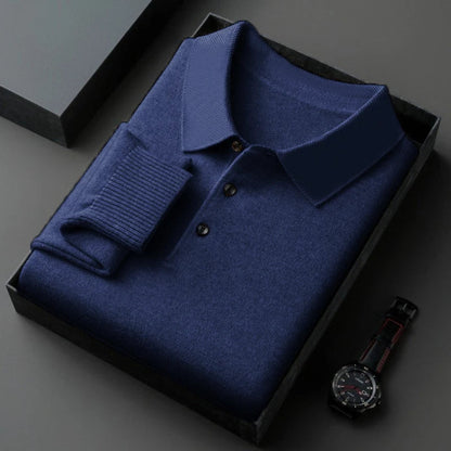 Riviera Knit Polo in Merino Silk