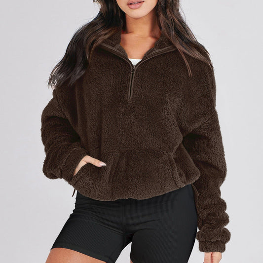 Butter Soft Teddy Cropped Sweater