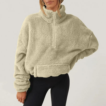 Butter Soft Teddy Cropped Sweater