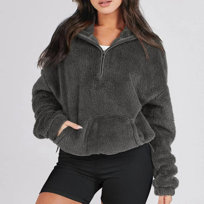 Butter Soft Teddy Cropped Sweater