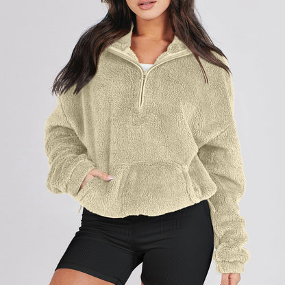 Butter Soft Teddy Cropped Sweater