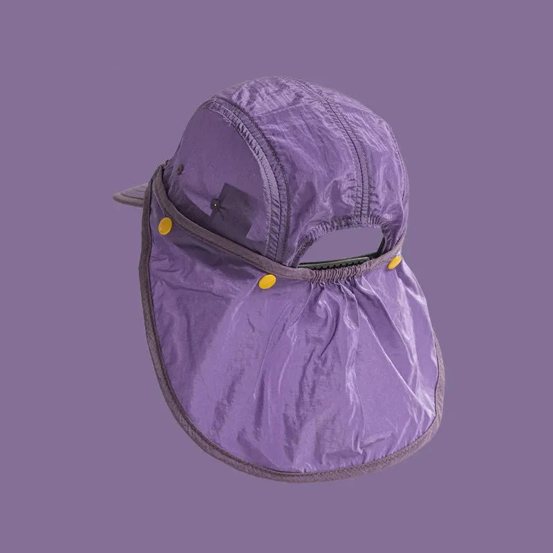 Amethyst Detachable Neck-Flap Cap