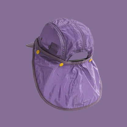Amethyst Detachable Neck-Flap Cap