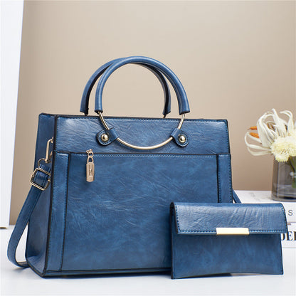 Structured Tote & Wallet Set