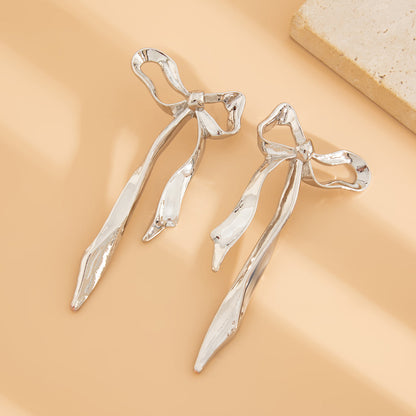 Valentina Oversized Bow Statement Earrings