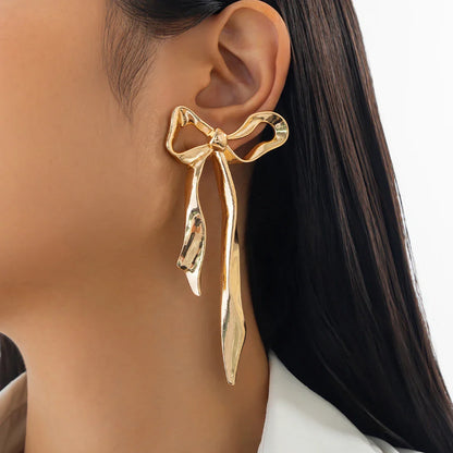 Valentina Oversized Bow Statement Earrings