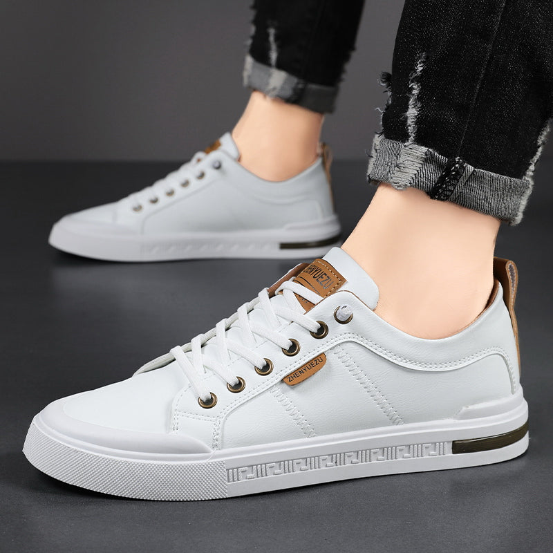 Premium Leather Low-Top Sneaker