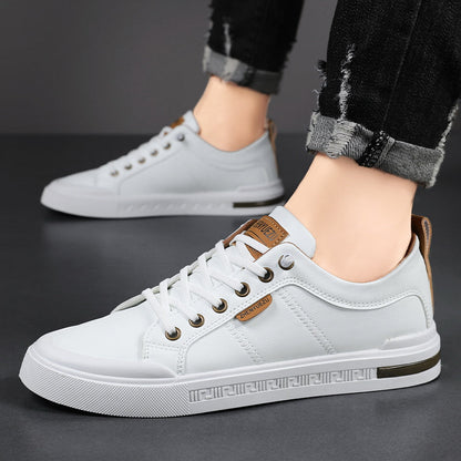 Premium Leather Low-Top Sneaker