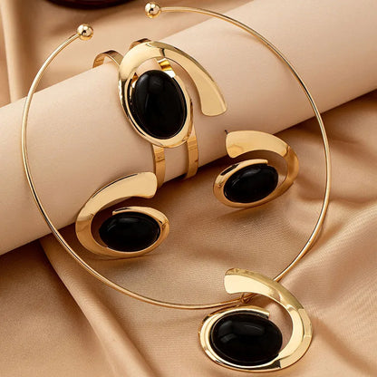 Eclipse Cabochon Jewelry Set