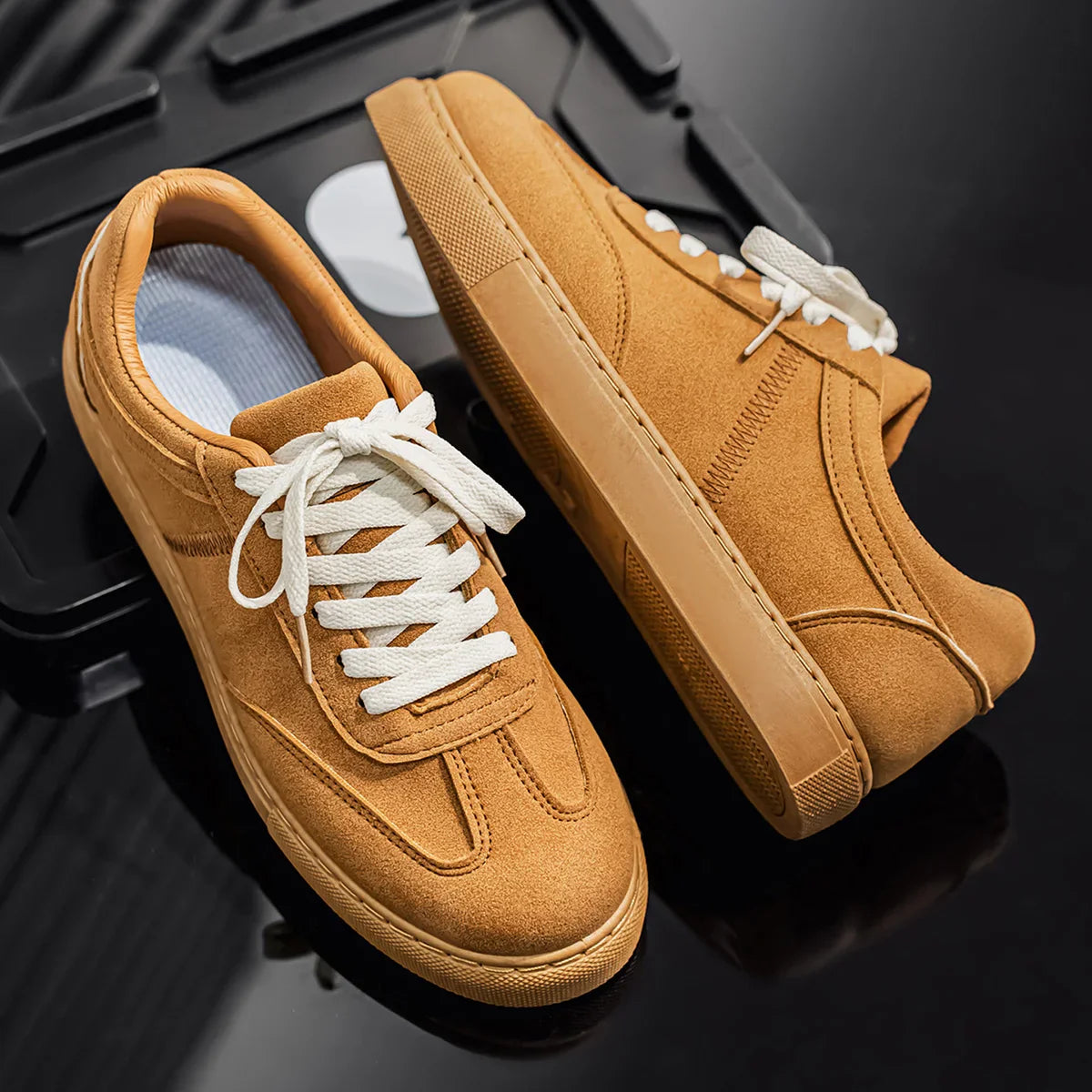 Low-Top Suede Sneakers