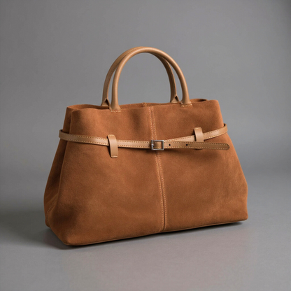 The Langdon Suede Top-Handle