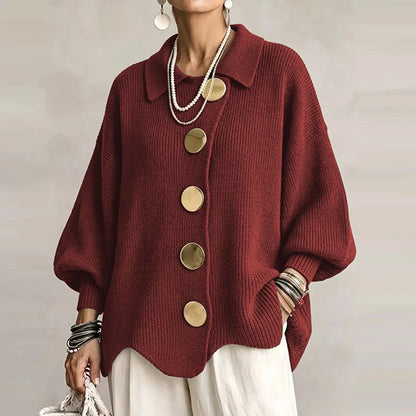 Mocha Medallion Cardigan