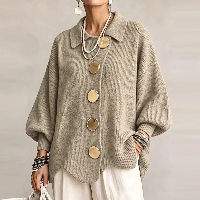 Mocha Medallion Cardigan