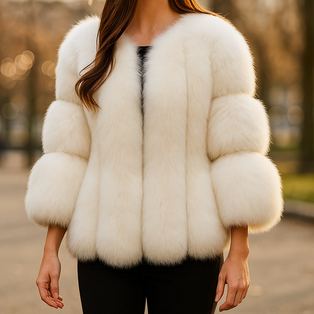 Parisian Faux Fur Statement Jacket
