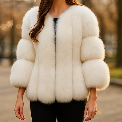 Parisian Faux Fur Statement Jacket