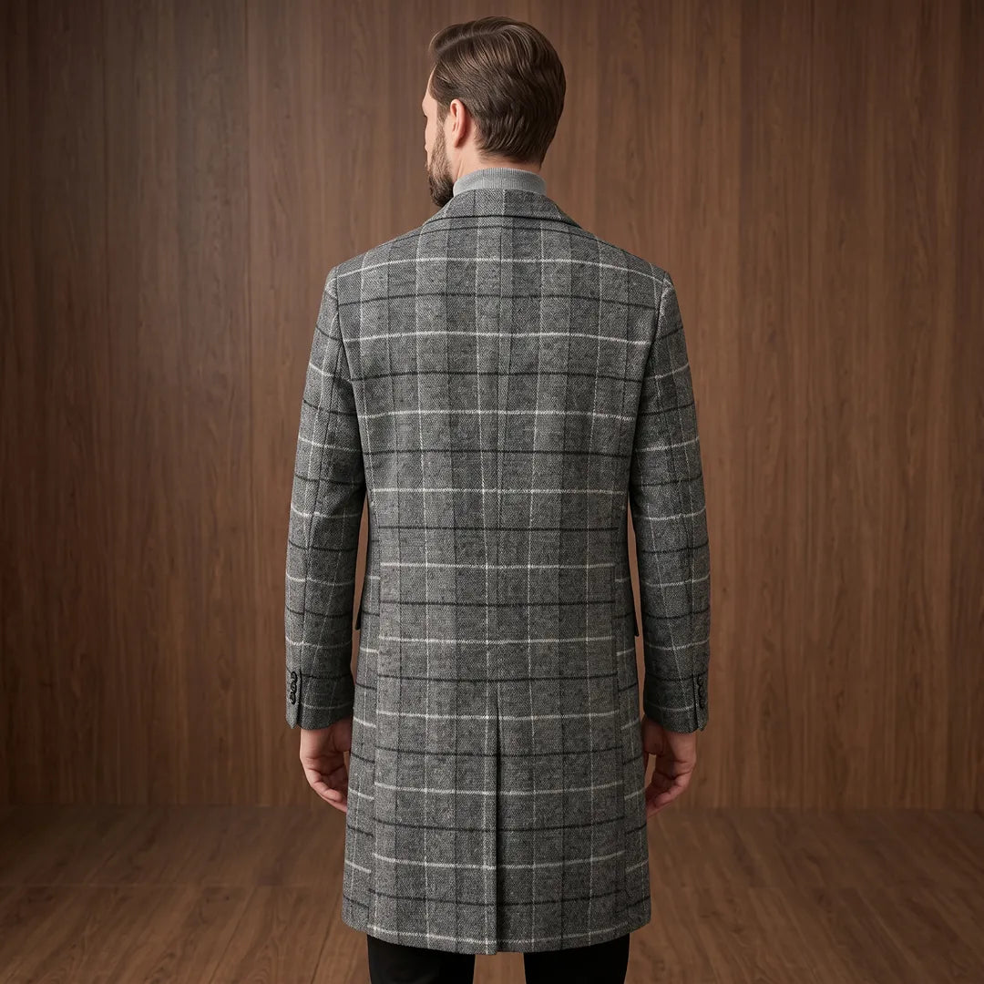 Wexford Windowpane Overcoat
