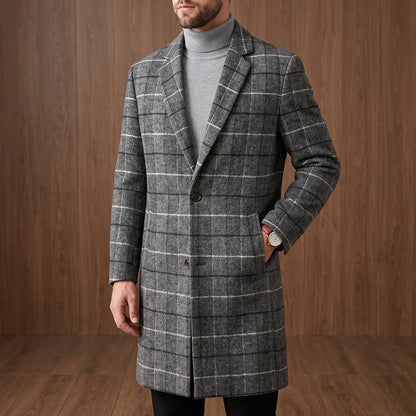 Wexford Windowpane Overcoat