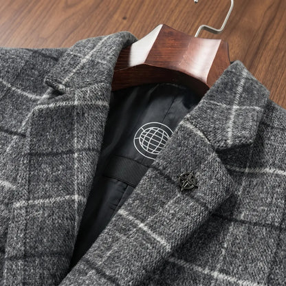 Wexford Windowpane Overcoat