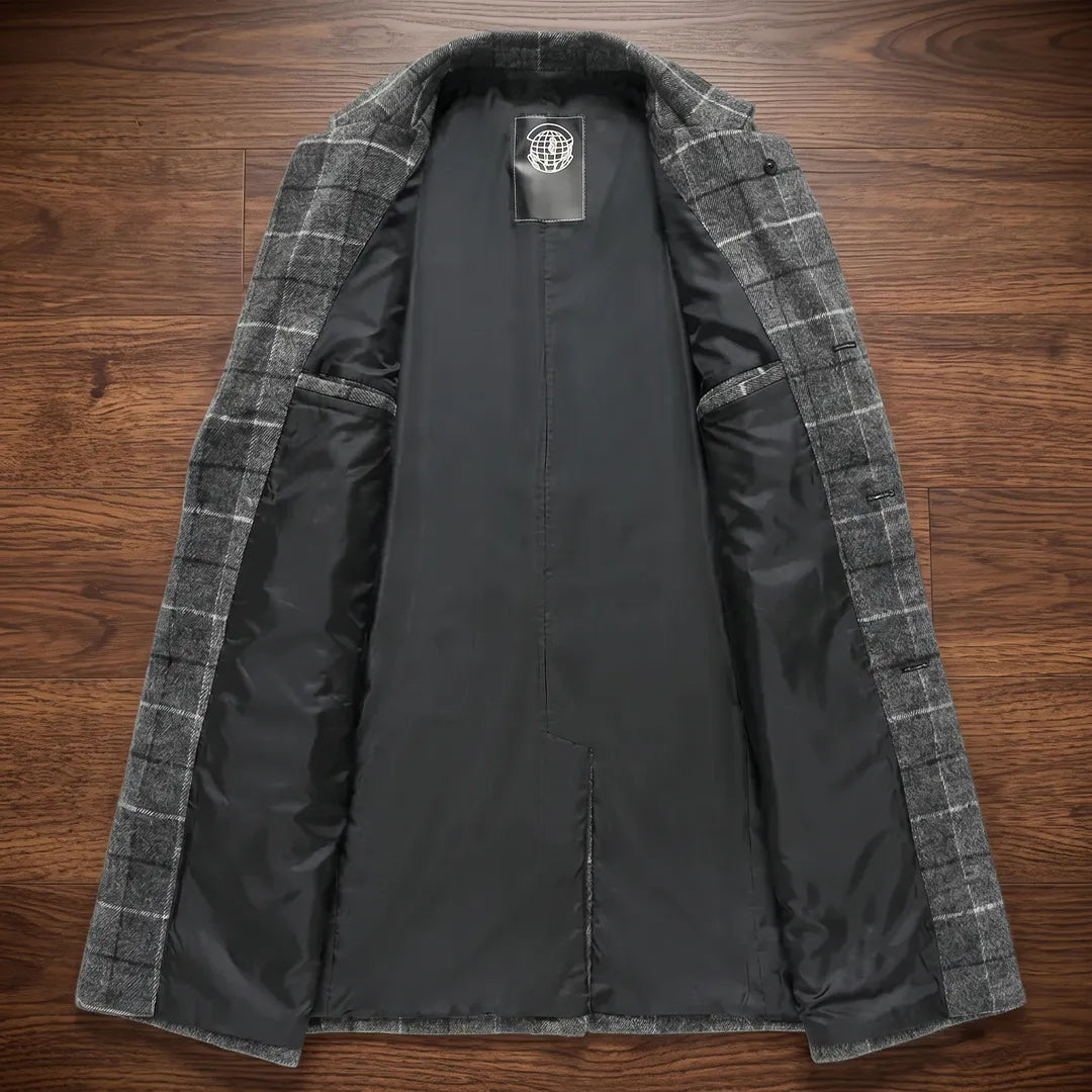 Wexford Windowpane Overcoat