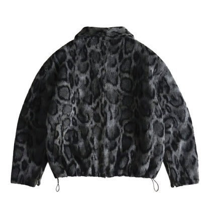 Shadow Leopard Bomber Jacket