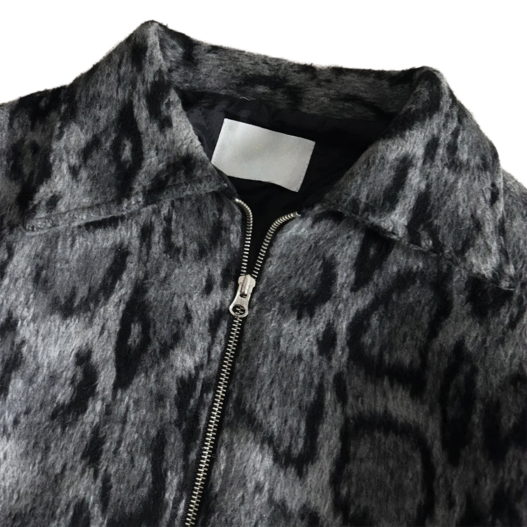 Shadow Leopard Bomber Jacket