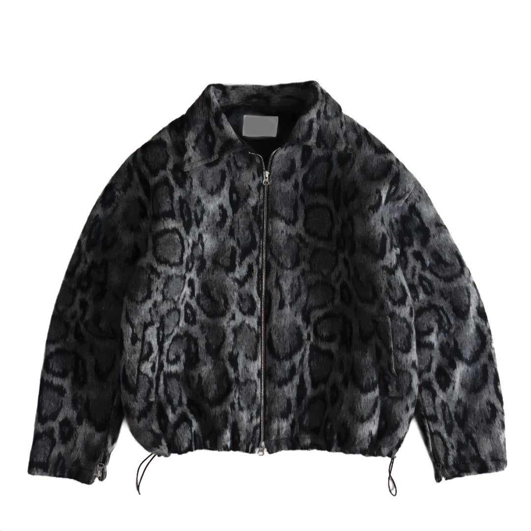 Shadow Leopard Bomber Jacket