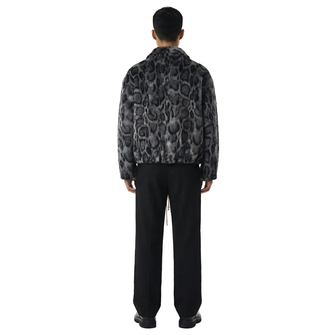Shadow Leopard Bomber Jacket