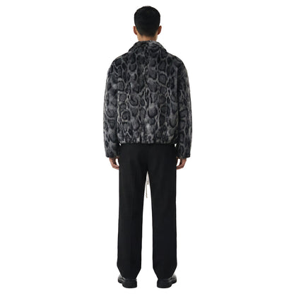 Shadow Leopard Bomber Jacket