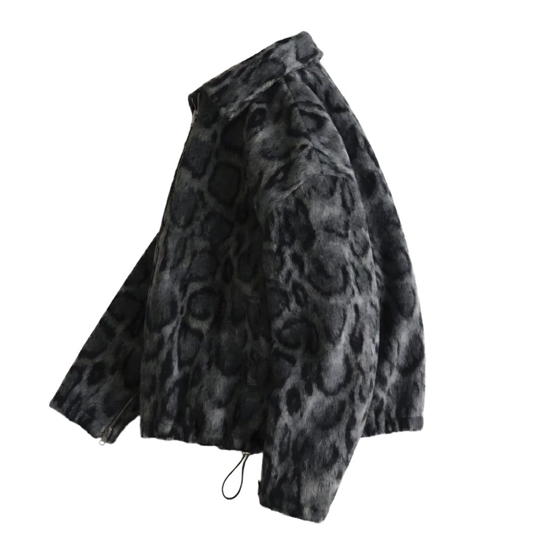 Shadow Leopard Bomber Jacket