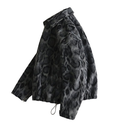Shadow Leopard Bomber Jacket