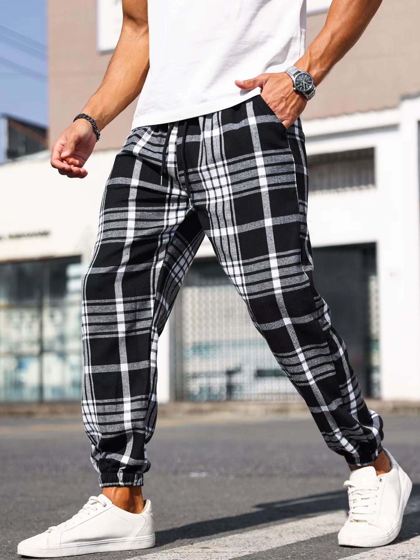 Heritage Plaid Jogger Pants