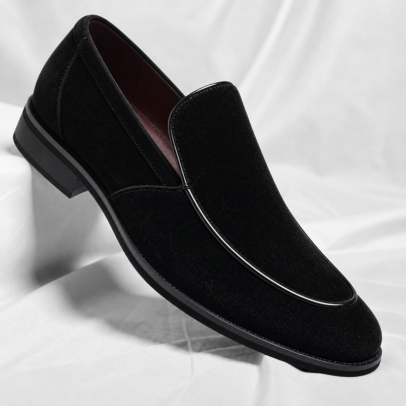 Cavallo Suede Apron-Toe Loafers