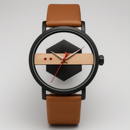 Obsidian Facet Timepiece