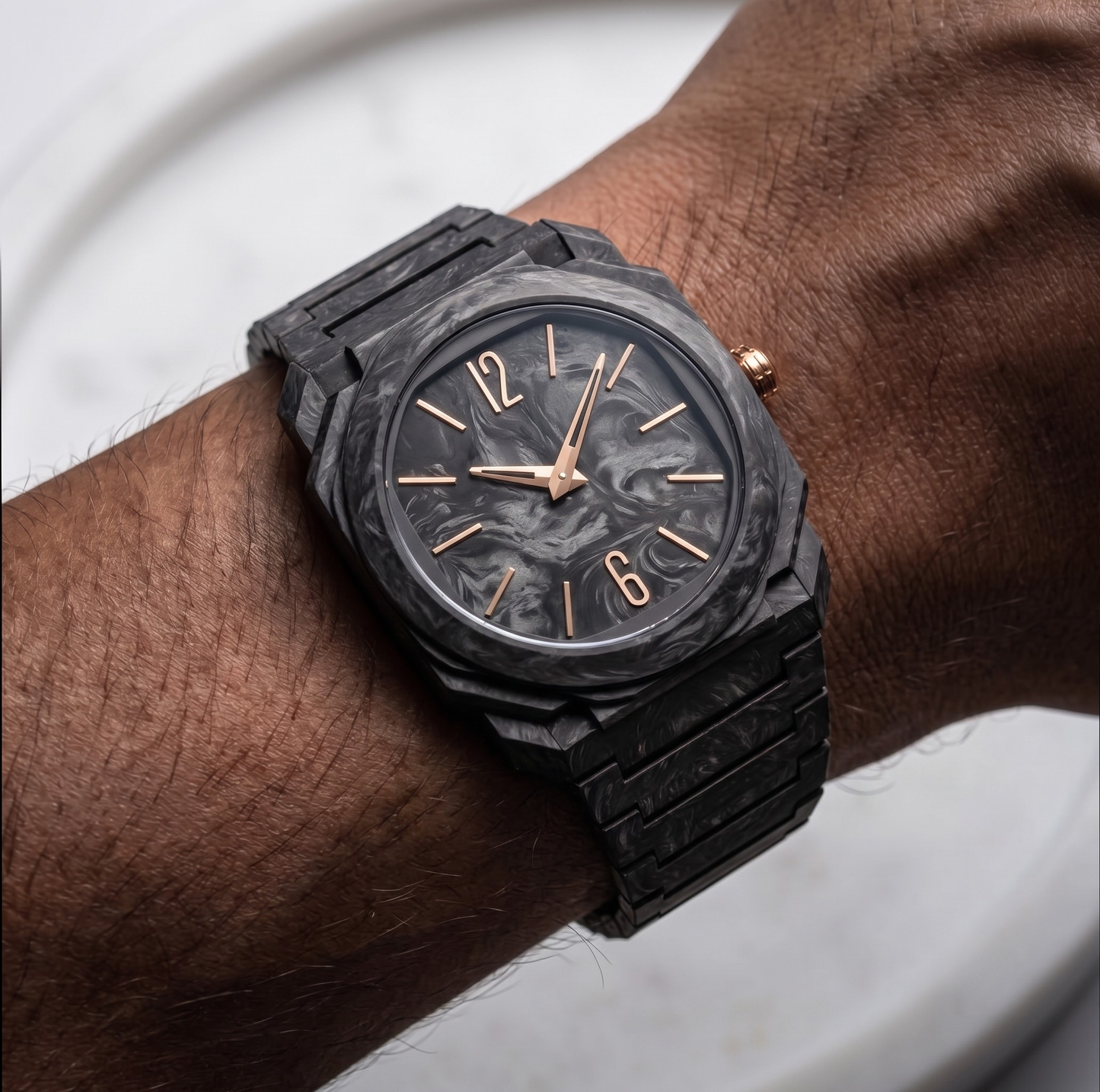 Onyx Forged-Carbon Watch