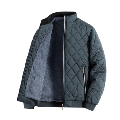 Titan Diamond-Quilted Bomber