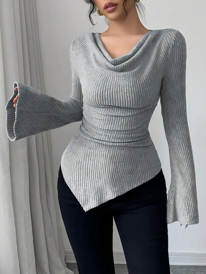 Odessa Ribbed Bardot Top