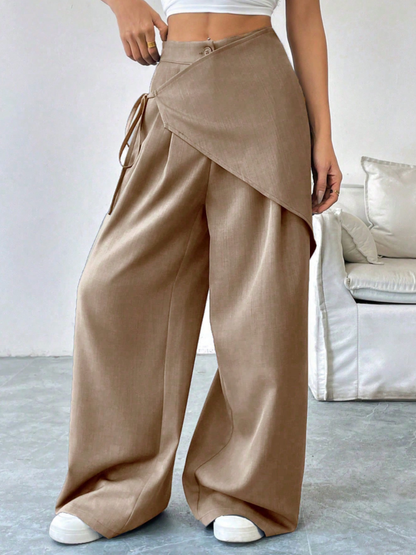Riviera Asymmetric Wrap Pants