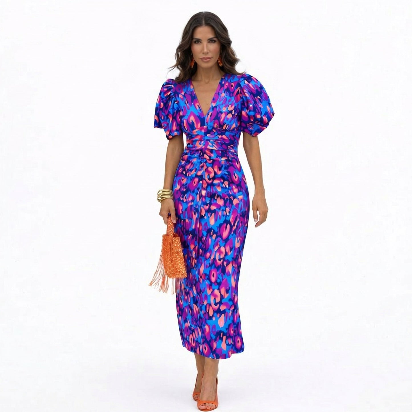Marbella Abstract Ikat Maxi