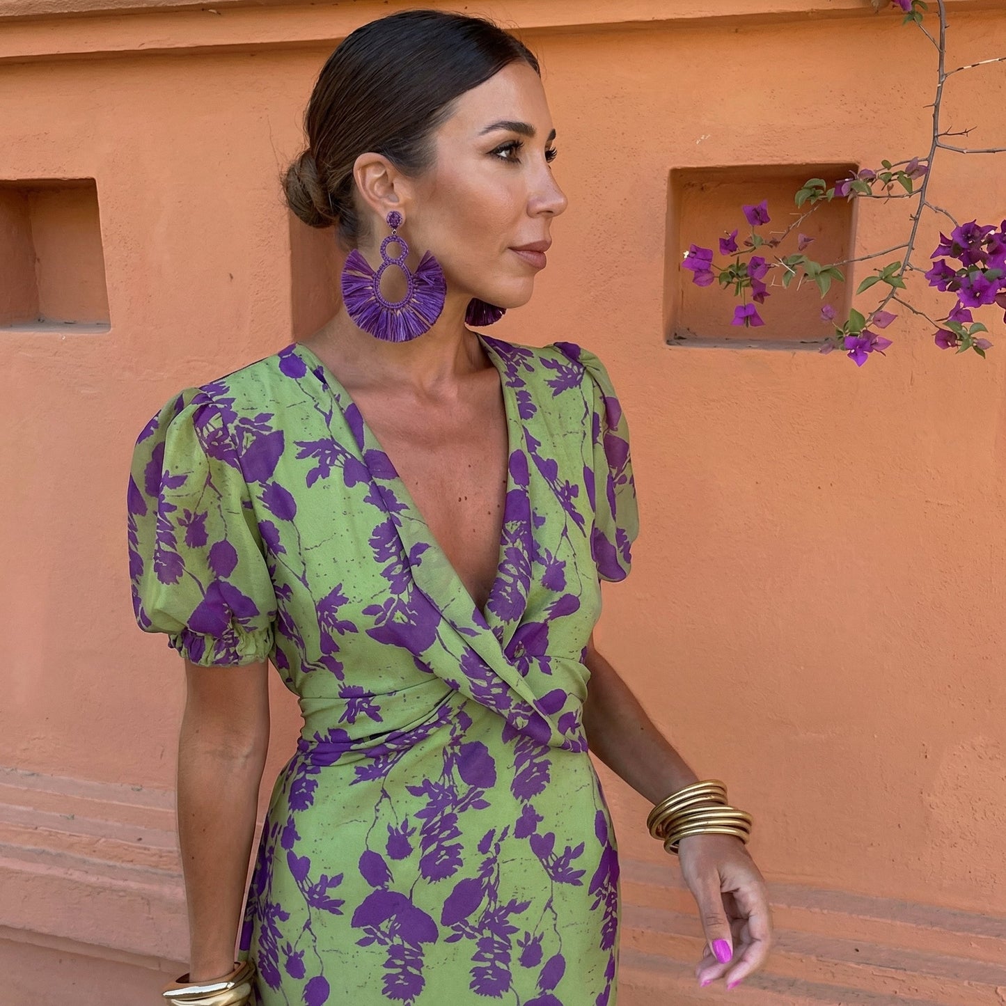 Marbella Abstract Ikat Maxi