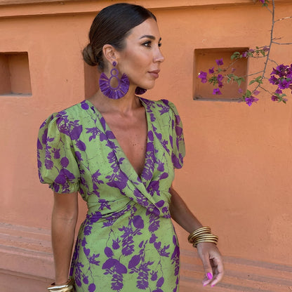 Marbella Abstract Ikat Maxi